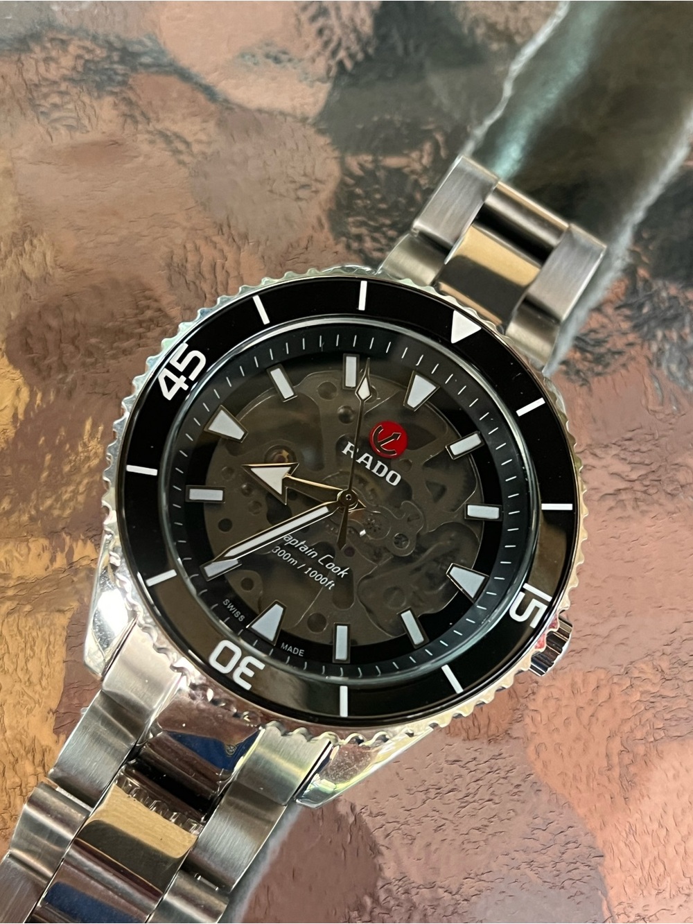 Rado Captain Cook Skeleton Automatic Gents Weistwatch